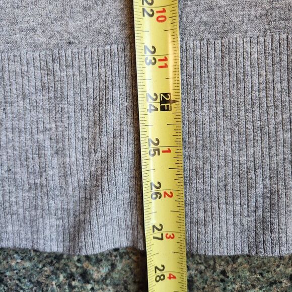 NorthStyle Gray Cowl Neck Long Sleeve Sweater Women L Rayon Polyester - Picture 3 of 11